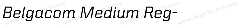 Belgacom Medium Reg字体转换